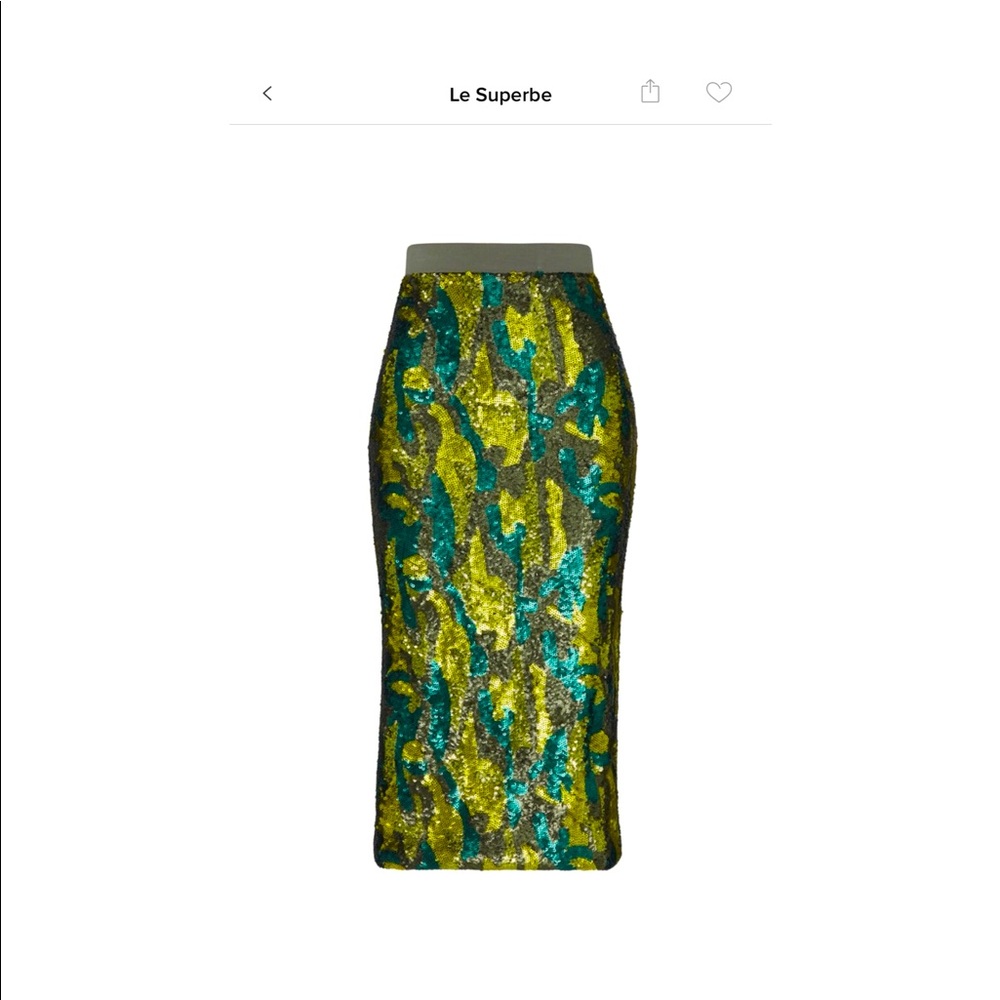 Liza Sequin Skirt